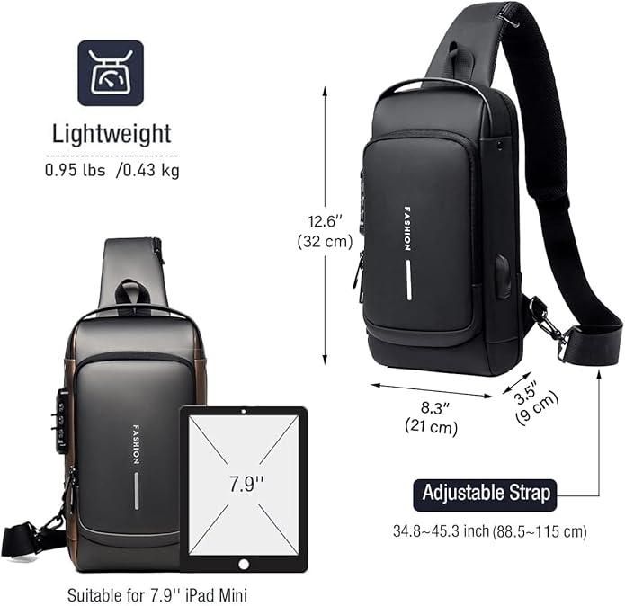 🎒 Unisex Sling Bag for Men & Women