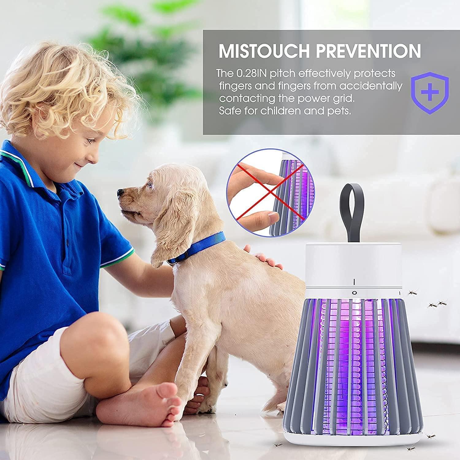 🦟⚡ Electric Shock Mosquito Killer Racket