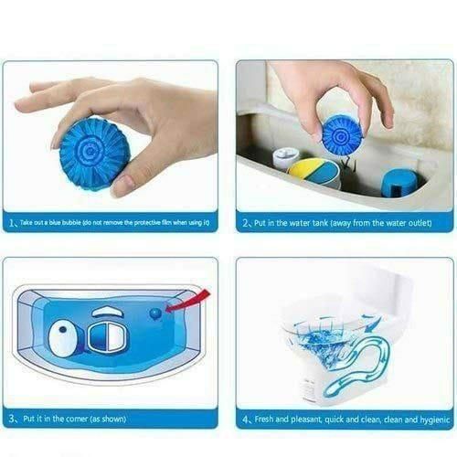 🚽✨ Toilet Cleaning Tablets – Pack of 2 (20 Pieces)