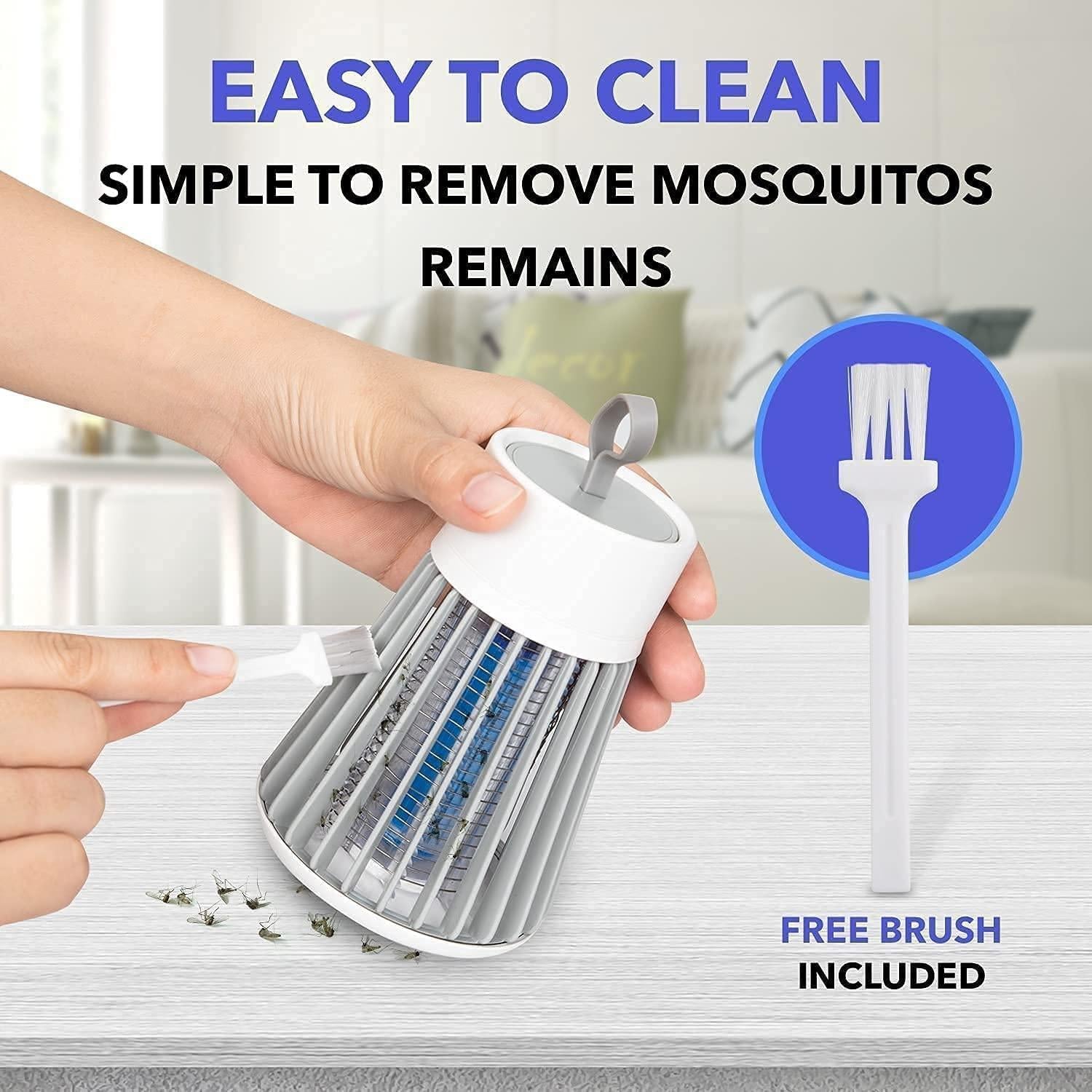 🦟⚡ Electric Shock Mosquito Killer Racket