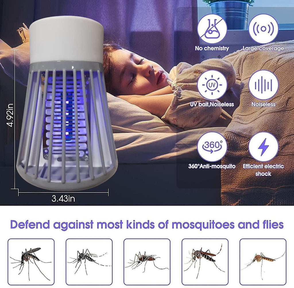 🦟⚡ Electric Shock Mosquito Killer Racket